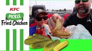 KFC Pickle Fried Chicken Taste Test | Vito the Kid