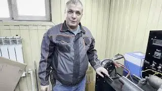 Стенд для проверки генератора. Нагрузка 400А. Генератор повышенной мощности 370А проверка на стенде.