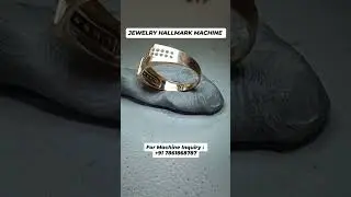 916 Hallmarking Machine for Jewelers Best Hallmarking Machine in India #HallmarkMachine #916Stamping