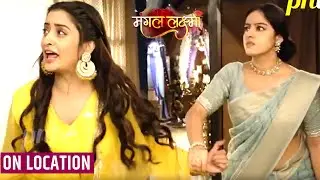 Mangal Lakshmi | Mangal Ne Uthaya Monisha Par Haath, Monisha Ne Kapil Se Mangi Help | On Location