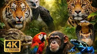 10 Wild Animals in Ultra-Realistic 4K  Cinematic Wildlife Documentary