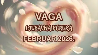 VAGA ♎ Ne gubite vreme, napravite korak🔥LJUBAVNA PORUKA FEBRUAR TAROT 