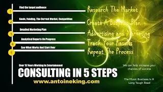 Antoine King 5 Step Music Business Consulting Plan