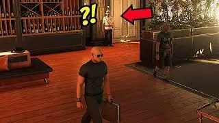 Hitman WoA: Some kind of distraction glitch with the briefcase