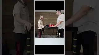 Arm wrestling (Full credit in description) #brandonfarris #camerondomasky #comedy #funny