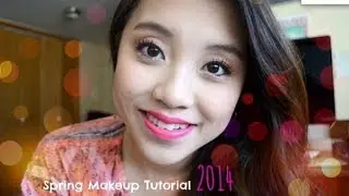 Spring Makeup Tutorial - Orange & Pink With Bold Lips