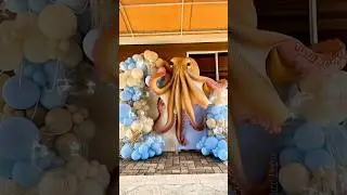 🐙#octopus #balloons #party #grad #decor #sea #fun #event #wow #design #miami #celebration #backdrop