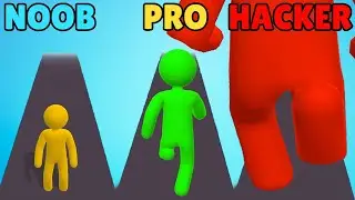 NOOB vs PRO vs HACKER in Giant Rush