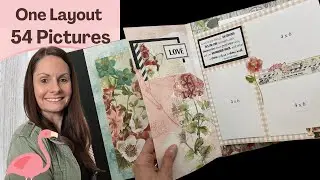 Страницы для альбома: интерактивный макет &laquo;Cottage Garden&raquo; (копия моей работы &laquo;Звездная ночь&raquo; из Музея современного искусства) (страницы для перелистывания)