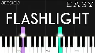Jessie J - Flashlight | EASY Piano Tutorial
