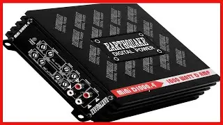 Earthquake Sound Mini D1000.4 (Gen 2) Stereo Class D 4-Channel Car Amplifier, 1000 Watts