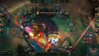 FUNNY PENTA BUG ON NEXUS BLITZ WITH MF (flying Akali over map)