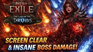 PoE 2 0.4 Blood Mage - Archmage CoC 2x Comet 50 Divine setup SCREEN Clear + Uber Arbiter of Ash
