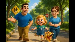 🚦 Stop, Look, Listen &ndash; Safety Song for Kids | Learn Road Safety with Fun!