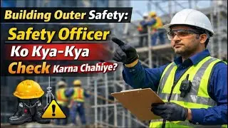 High Rise Building Outer Work Safety || Safety Officer Complete Guide #workplacesafety