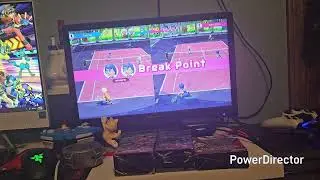 Tobias vs. Mystri! Rematch?! | Nintendo Switch Sports Tennis Duel | - Full HD