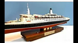 Queen Elizabeth 2 Airfix Model Built in 1978 Shown as She Appeared on her Maiden Voyage May 2, 1969