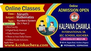 Class 9 Ch  1 Number System  Properties of Rational & Irrational Numbers