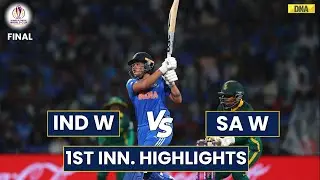 IND-W Vs SA-W Highlights: Shafali Verma, Deepti Sharma Shine As India Post 298/7 Vs South Africa