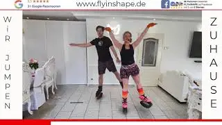 Kangoo Jumps leicht Flyinshape mit Pierre CORONA Home Workout #FLYinSHAPEhomeJUMP by Marike H&uuml;pen