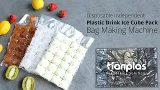 Plastic Disposable Independent Ice Cube Pack Bag Making Machine - Ice Cooling Mold Bag