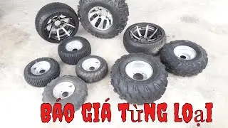 Báo giá 1 số mẫu bánh xe độ chế xe 4 bánh - phụ tùng xe 4 bánh - 0983818955