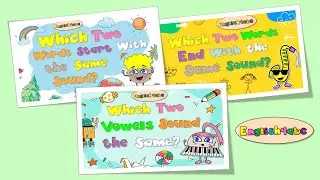 Which Two Words Sound the Same? Start - Middle - End Sounds / Consonants / Vowels / Blends / CVC