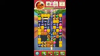 Toon Blast Level 10876 - NO BOOSTERS 🐻🐺🐱 | SKILLGAMING ✅