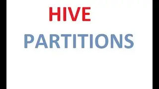 Hive tutorial 4 : BigData HIVE Tutorial Hive Table  Partition and Usage #hive #bigdata