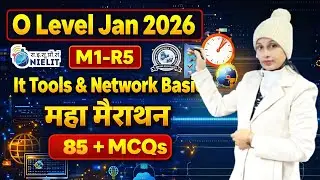 o level Jan 2026 M1R5 85+ mcqs  IT Tools & Network Basics | M1R5 2026 #olevel2026 #m1r5 #lctimdl