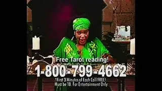 Call Cleo Now [Free tarot card reading] Commercial (2001)