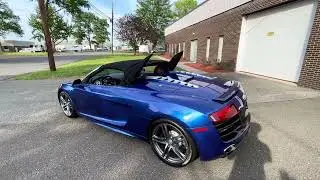 2012 Audi R8 V10 Spyder Convertible top Operation