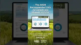 AHDB Recommended Lists 2025/26 Online Booklet! 📗