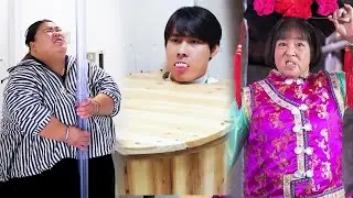 The genius son broke the bucket and went on a date with a fat girl, and was beaten up by his mother!