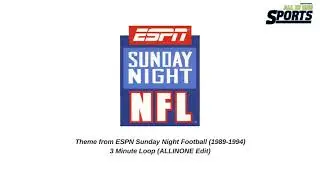 Theme from ESPN Sunday Night Football (1989-1994) | 3 Minute Loop