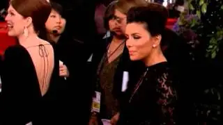 The moment Eva Longoria fell out of her low cut dress on red carpet   Mail Online mp4