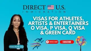 Visa Artists & Entertainers: O Visa | P Visa USA | Q Visa USA | Green Card | Direct U.S. Immigration