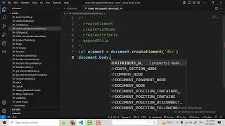 أساسيات البرمجة بلغة  #javascript الدرس 34   انشاء و اضافة العناصر في الصفحة