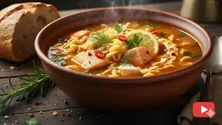 Fish soup with noodles