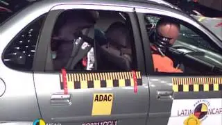 Teste de Colis&atilde;o ( Crash Test) - Chevrolet Classic - Latin NCAP
