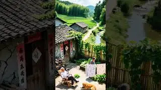 tension free life village simple rural life #shorts