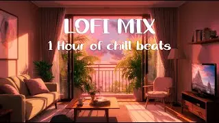 Sunset Apartment 🌅 Lofi Mix | Chill Beats for Relaxing, Studying & Good Vibes