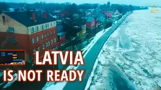 🔴 RED DANGER LEVEL! Unprecedented phenomenon &rarr; Flooding in Latvia | 2023