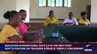 EDUCATION INTERNATIONAL SAYS ILO IS THE NEXT STEP; POSTURE ON TEACHER'S STRIKE IS 