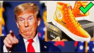 Trump Bitcoin Sneakers, Crypto.com beats Coinbase, Tether paused BTC, trader makes 800k in hour, BTC