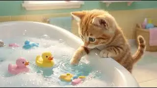Kotka Psotka Boi się Kąpieli 😺🛁 | Piosenka dla Dzieci | RADOSNE MELODIE