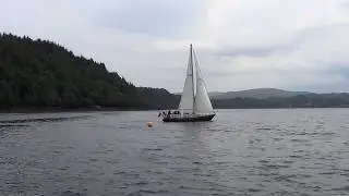 Pennant sailing on Loch Aline