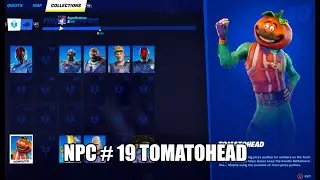 Fortnite Location - NPC # 19 TOMATOHEAD - Talk to - Chapter 3 Season 2