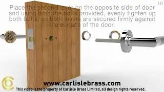 Carlisle Brass | How to Fit a Door Handle on a Rose | Trade Door Handles