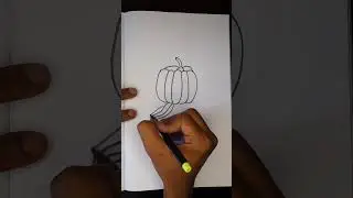 scary pumpkin 🎃 drawing